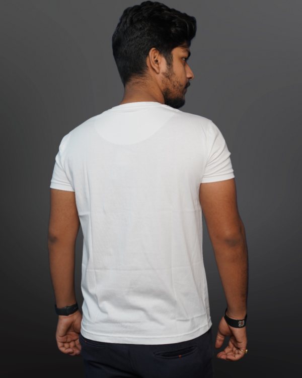 MENS REGULAR FIT T-SHIRT WHITE - Image 2