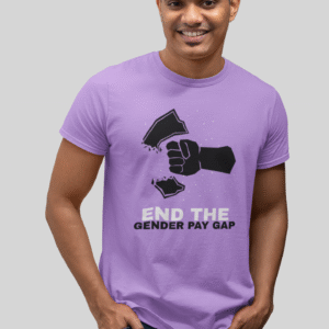 Men's round neck leverder printed t-shirt