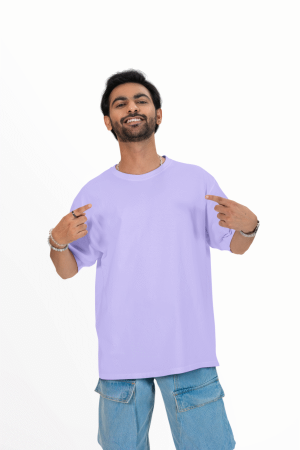 MEN'S PLAIN OVERSIZED DROP SHOLDER T-SHIRT - Image 32