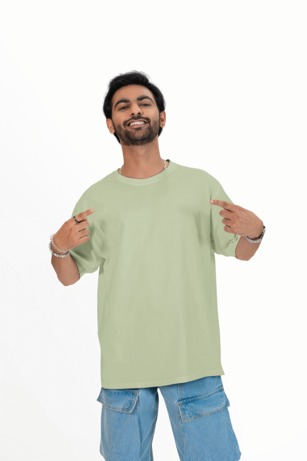 MEN'S PLAIN OVERSIZED DROP SHOLDER T-SHIRT - Image 28