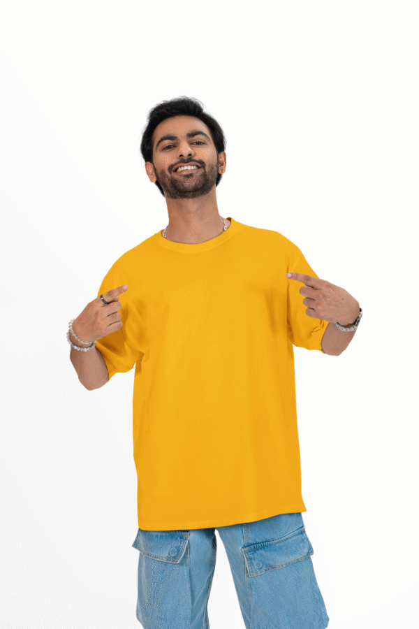 MEN'S PLAIN OVERSIZED DROP SHOLDER T-SHIRT - Image 12