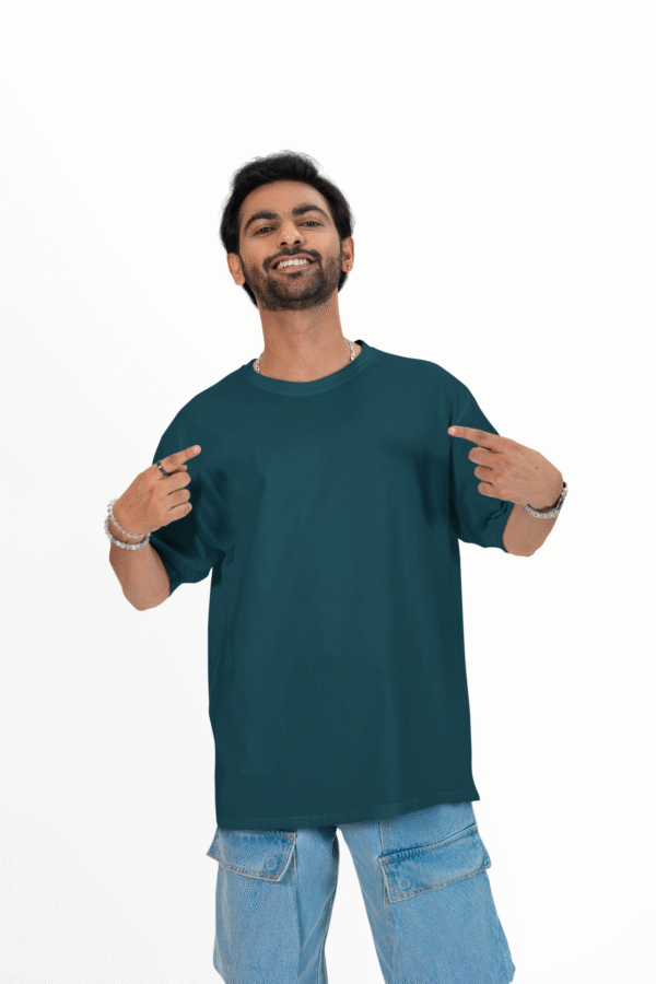 MEN'S PLAIN OVERSIZED DROP SHOLDER T-SHIRT - Image 16