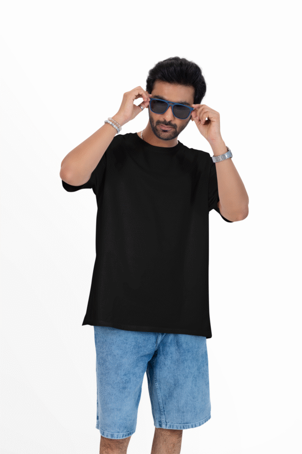 MEN'S PLAIN OVERSIZED DROP SHOLDER T-SHIRT - Image 3