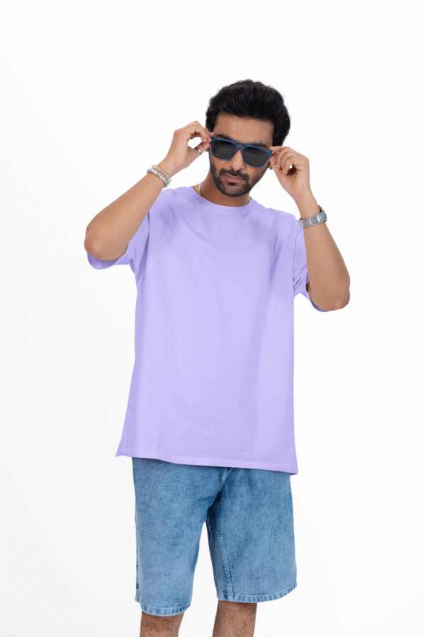 MEN'S PLAIN OVERSIZED DROP SHOLDER T-SHIRT - Image 31