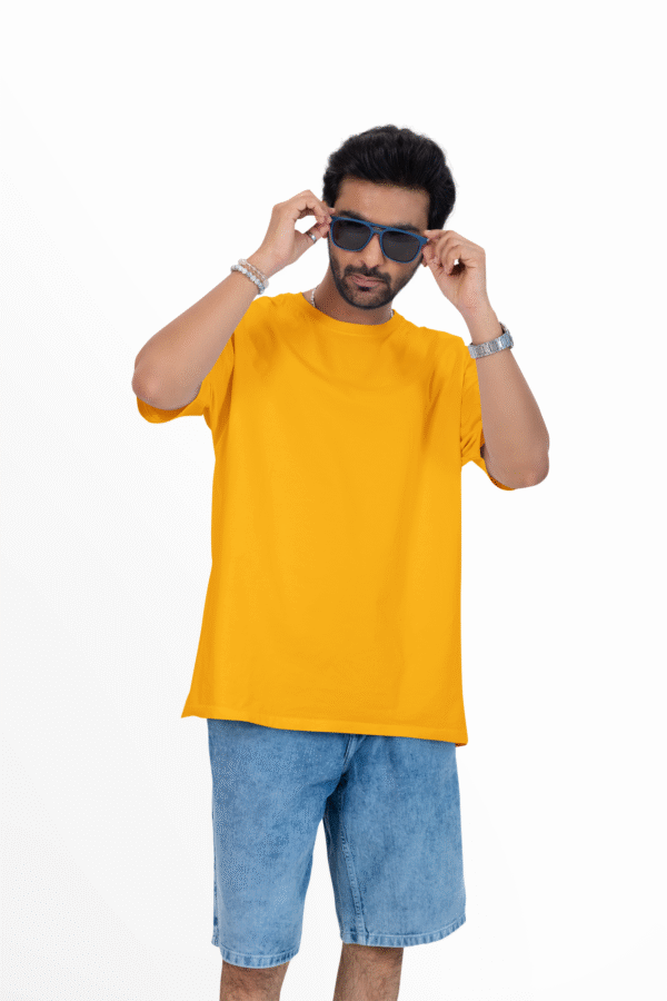 MEN'S PLAIN OVERSIZED DROP SHOLDER T-SHIRT - Image 11